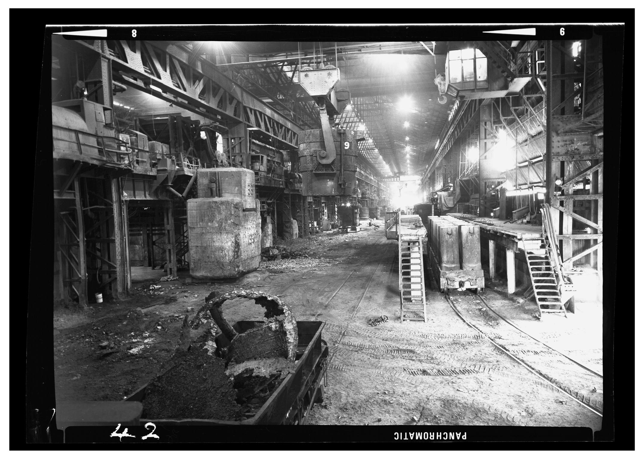East Moors iron & steelworks, Cardiff, negative