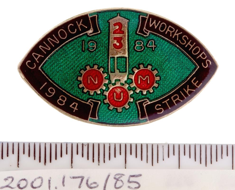 National Union of Mineworkers, badge