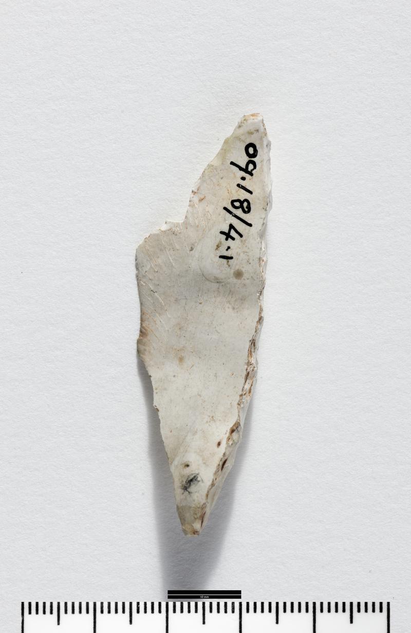 Upper Palaeolithic flint penknife point