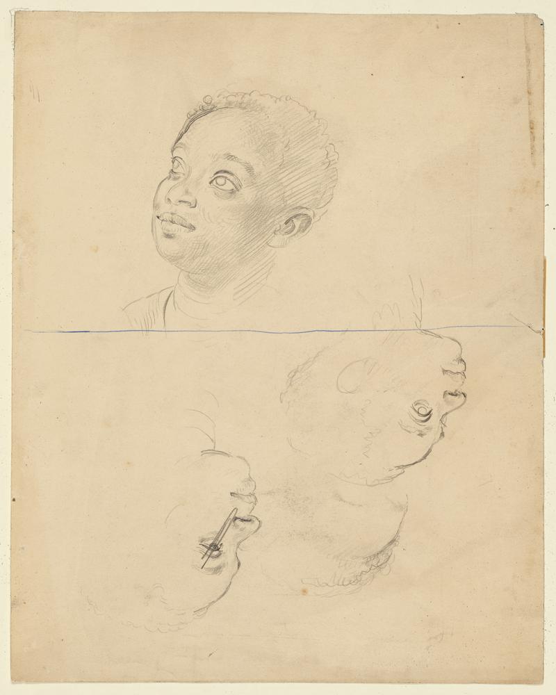 Four Studies of the Head of a Black Man