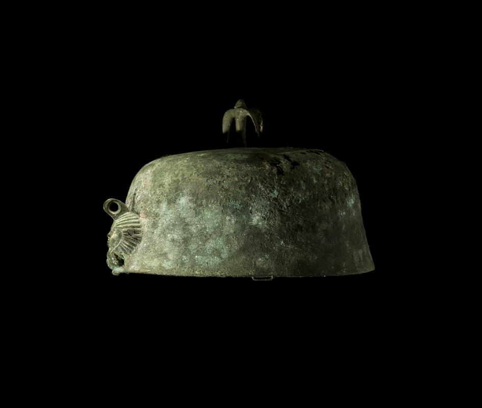 Greek copper alloy helmet