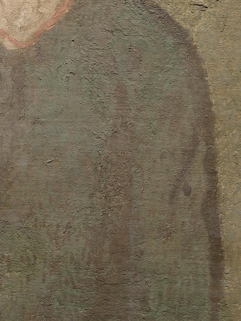 Girl in a green dress