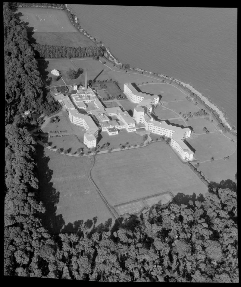 Aerial view of Sully Hospital.