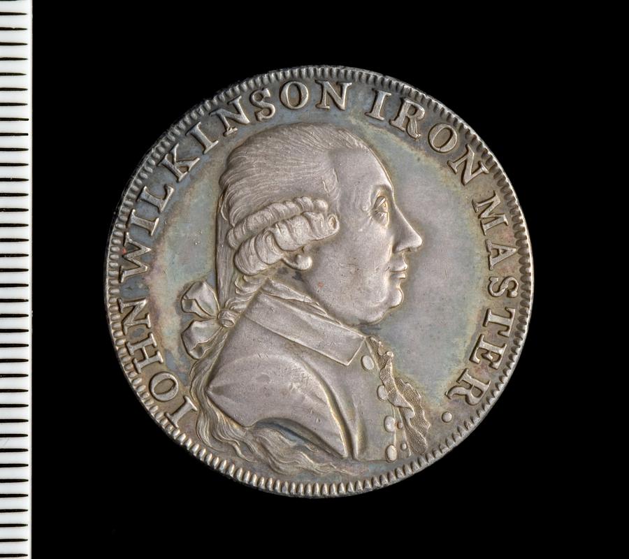 silver token of John Wilkinson