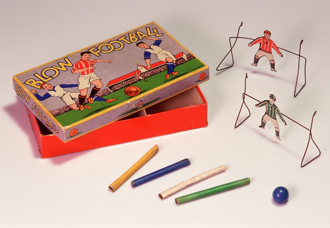 Blow Football Set, Early 1940s