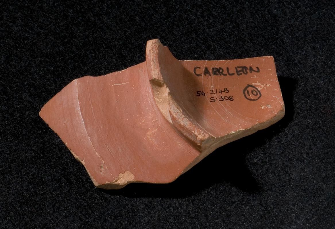 samian plate with oculist&#039;s stamp