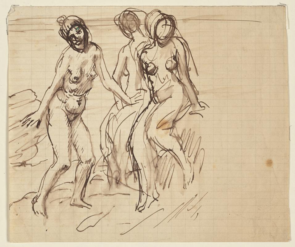 Three Nude Women