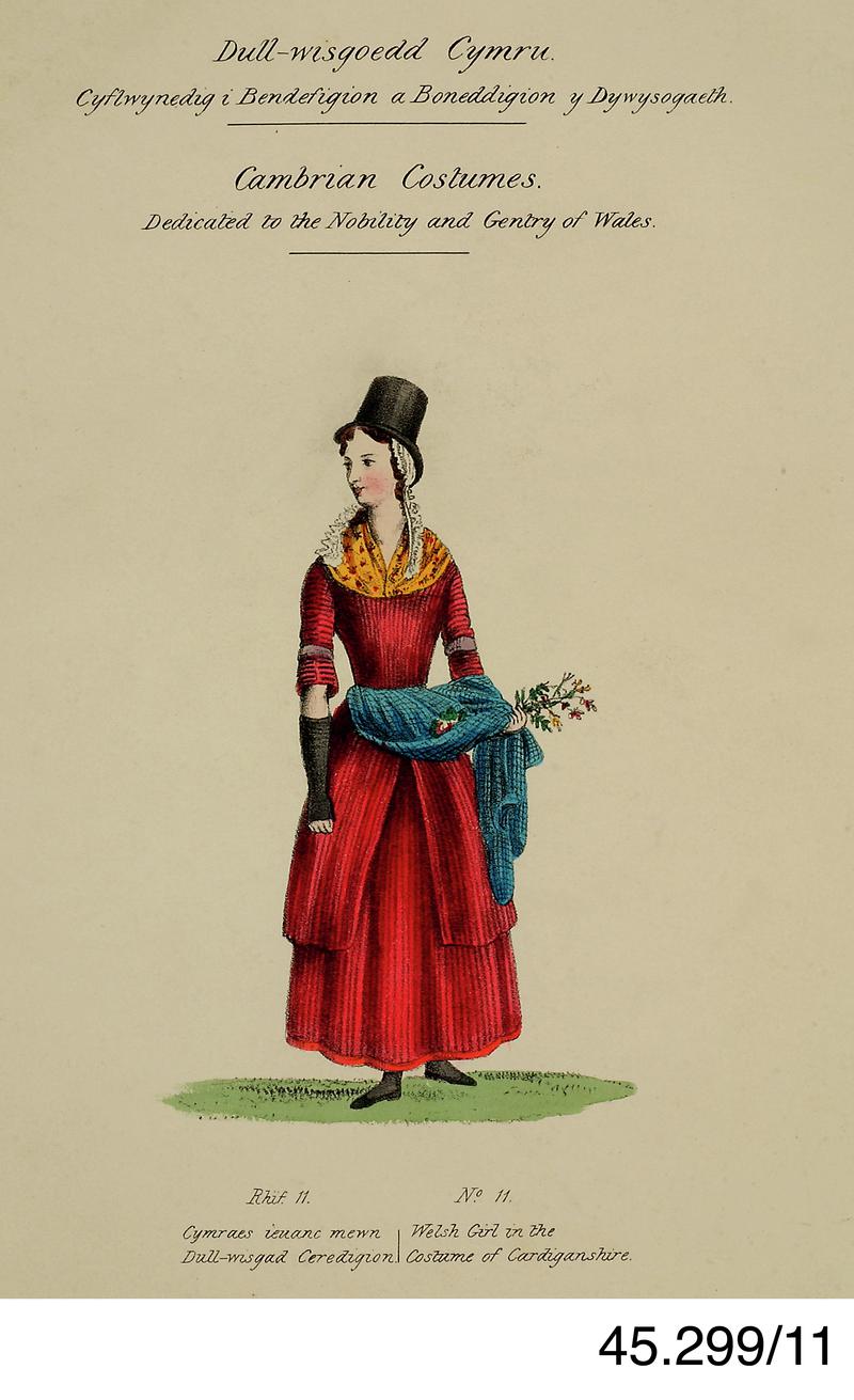 Welsh costume illustration