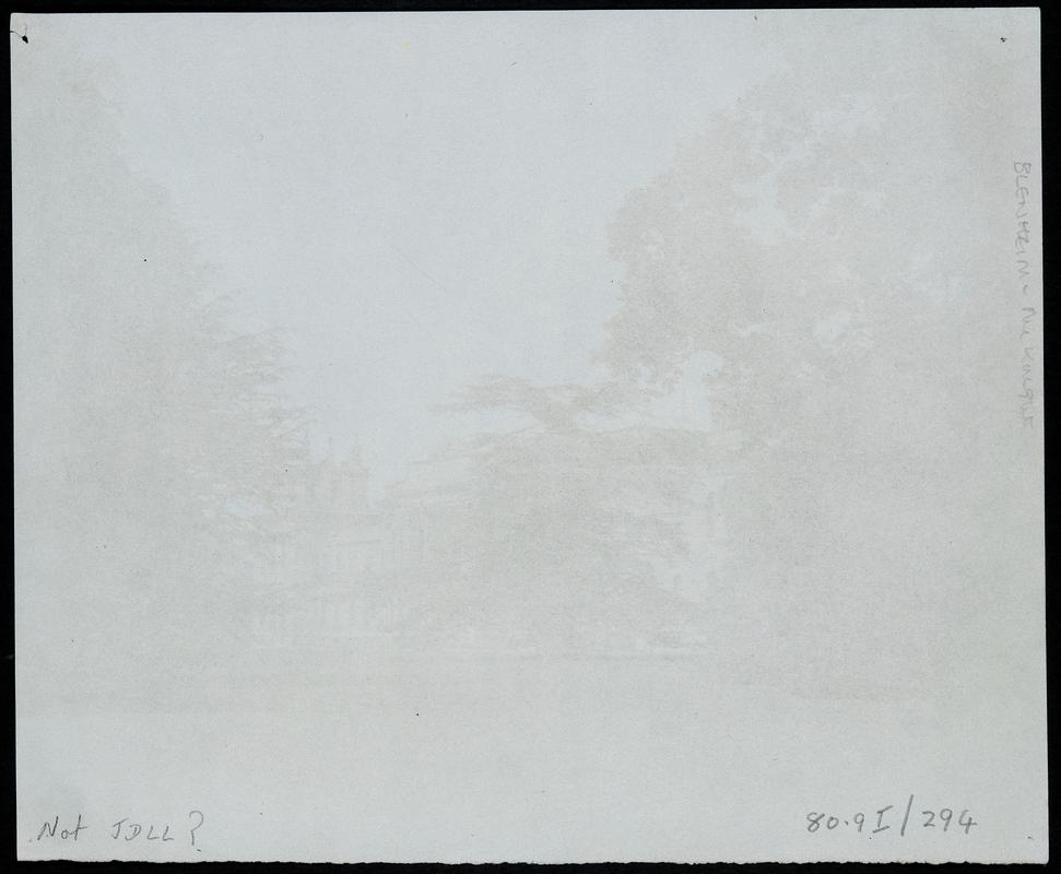 Blenheim Palace, photograph