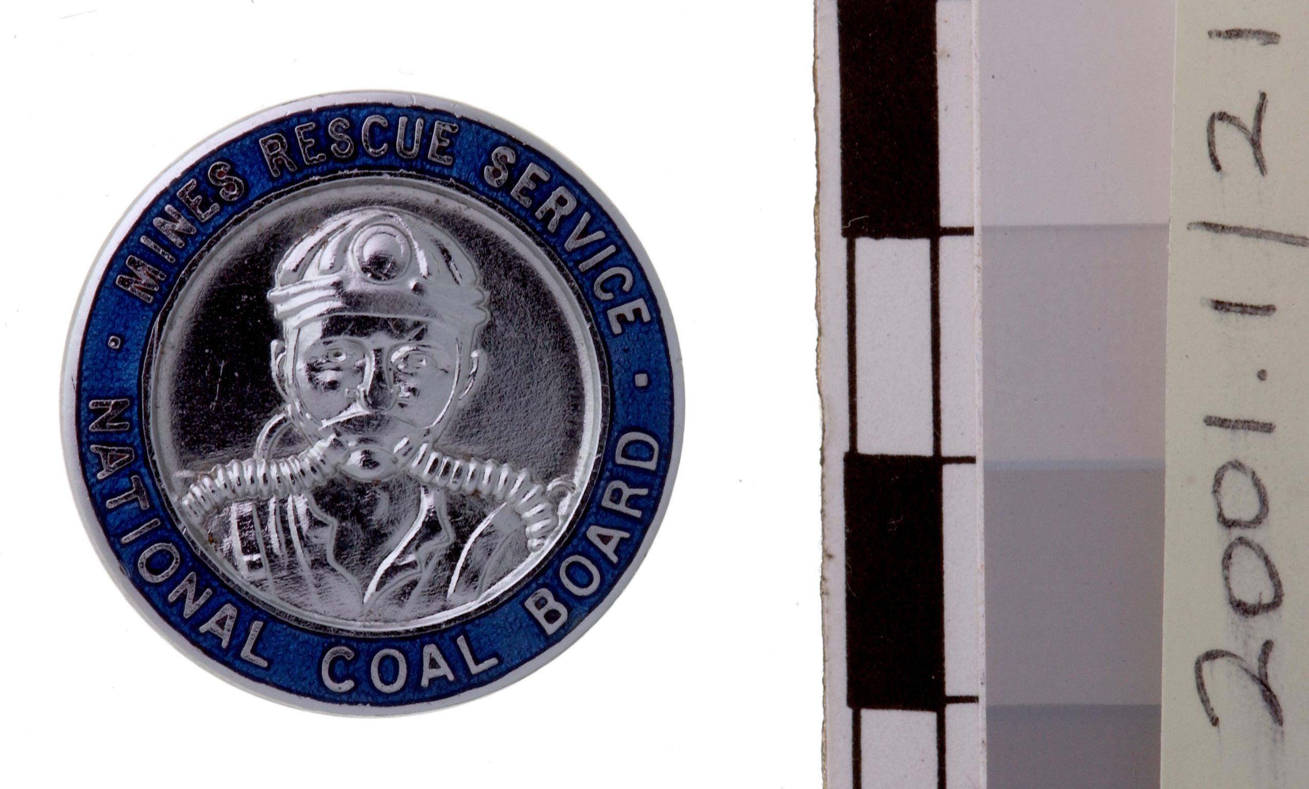 Mines Rescue Service, badge