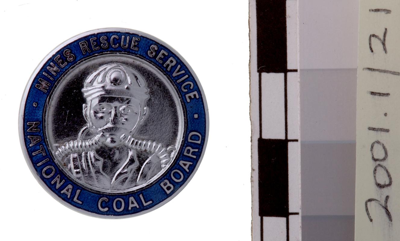 National Coal Board Mines Rescue Service badge
