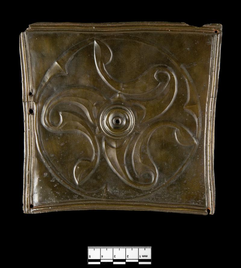 copper alloy plaque (electrotype)
