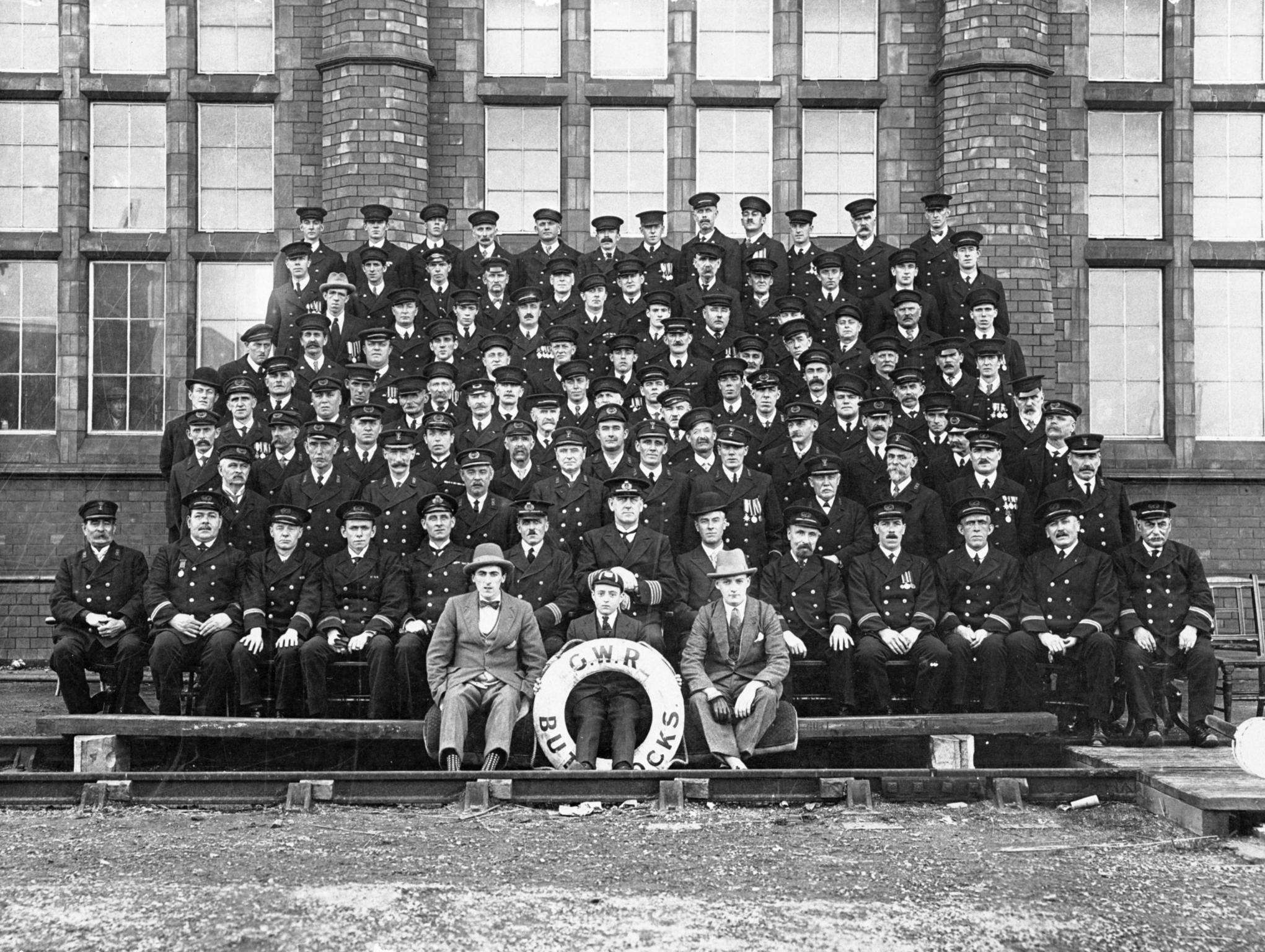 G.W.R. Bute Docks staff, photograph