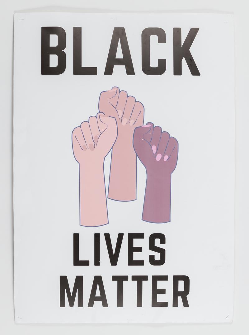 Black Lives Matter placard