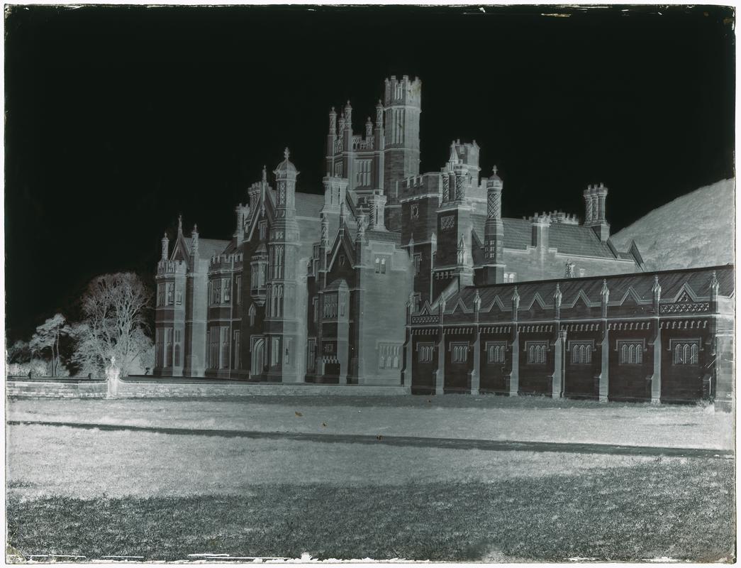 Margam Castle, negative