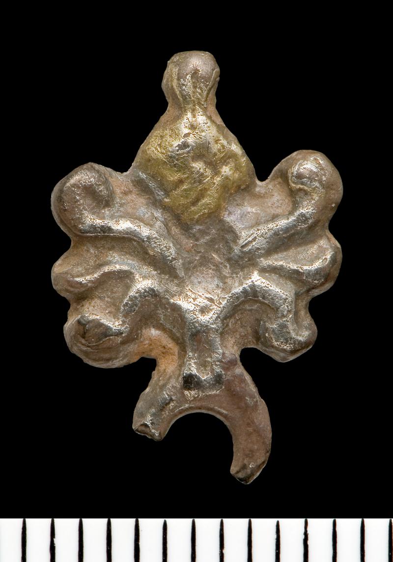silver gilt pendant
