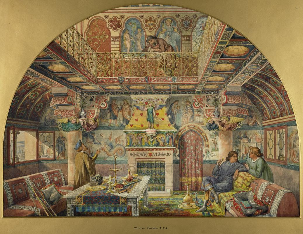 Design for Summer Smoking Room, Cardiff Castle