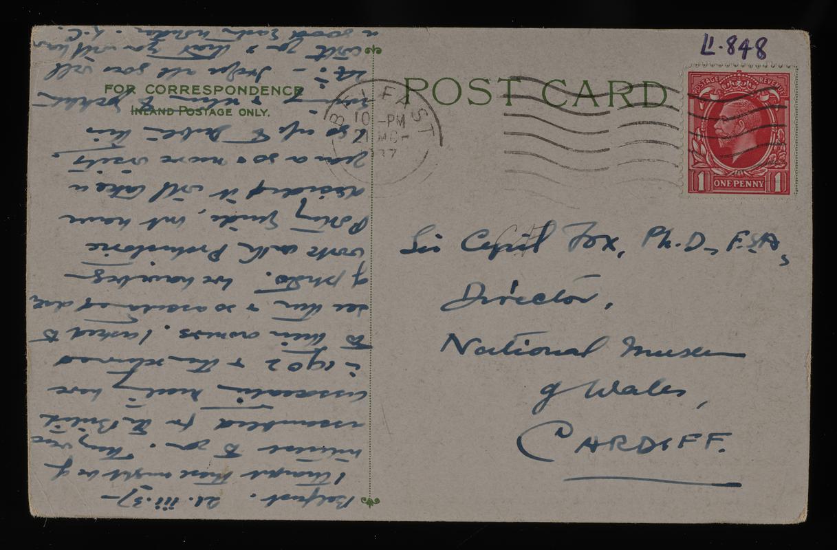 Belfast, postcard