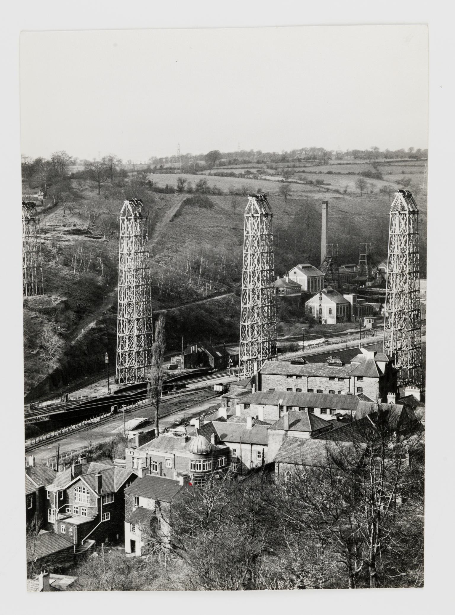 Demolition of Crumlin viaduct, photograph