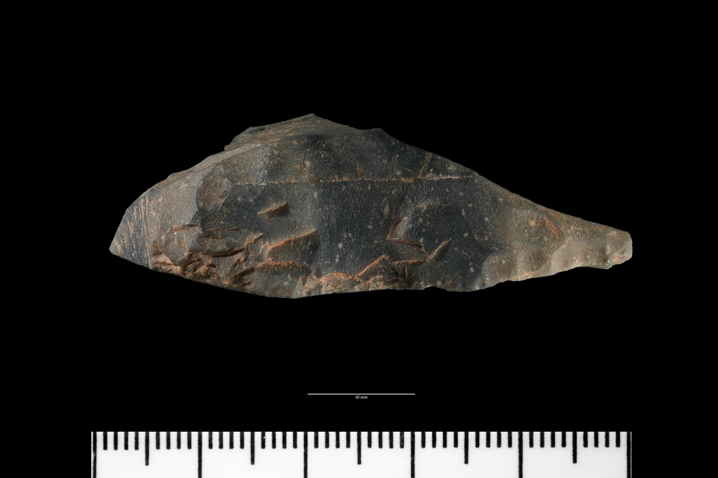 Upper Palaeolithic rhyolite blade