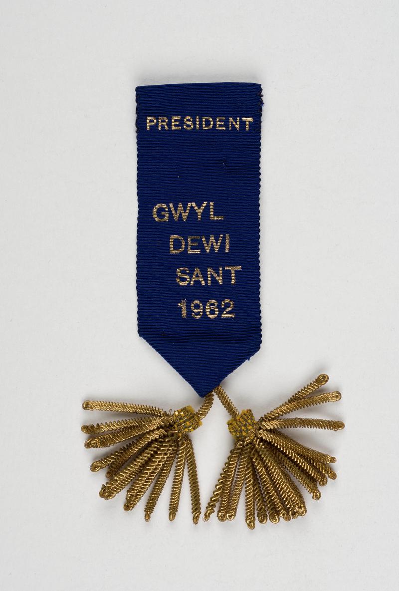 London Welsh Association badge, 1962