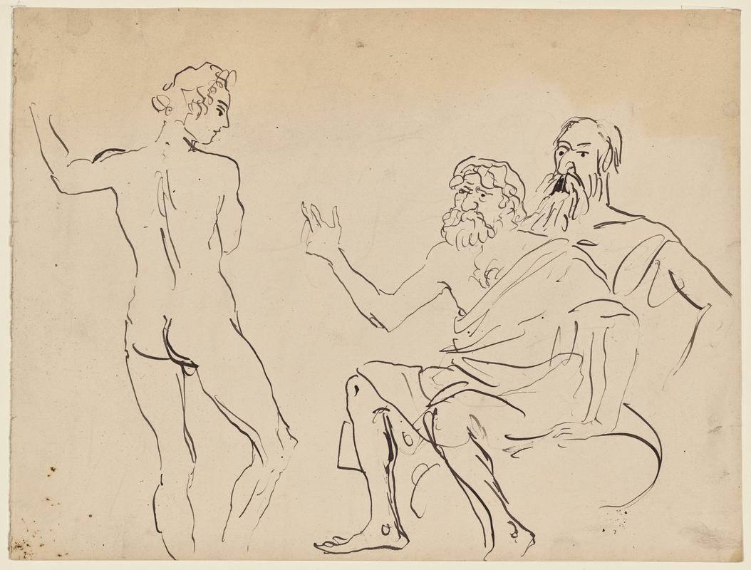 Young Man addressed by Two Sages