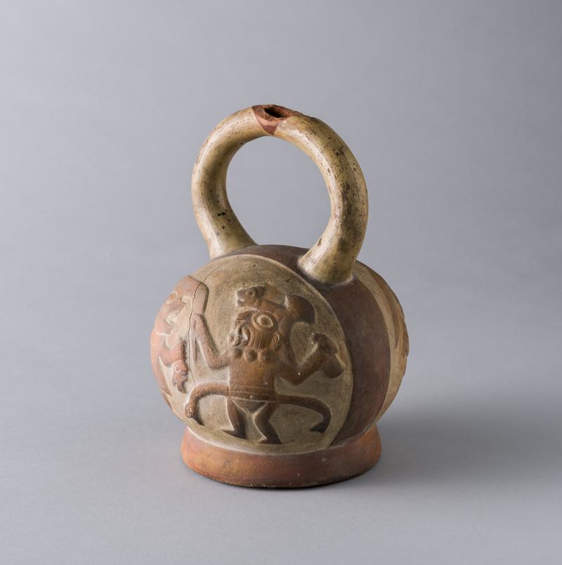 Bottle, stirrup spout