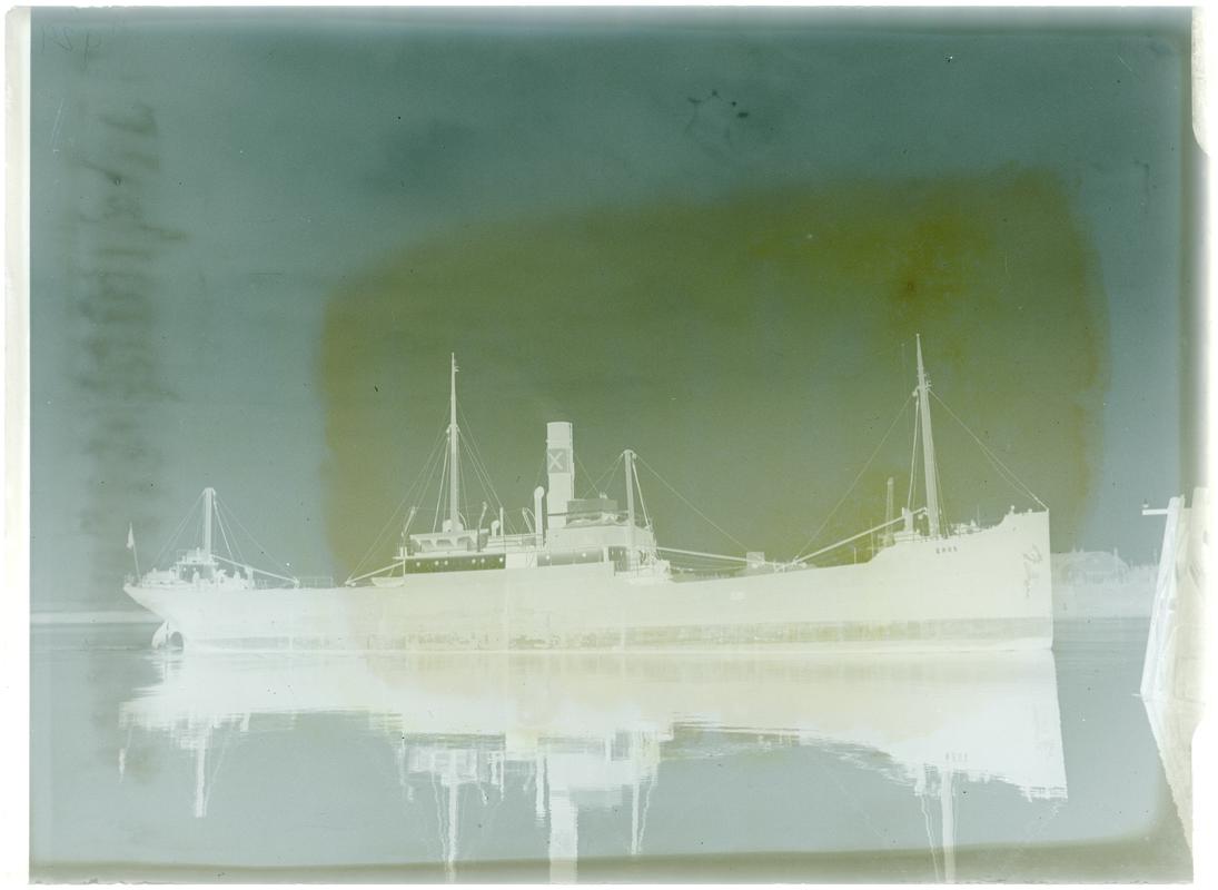 S.S. EROS, glass negative