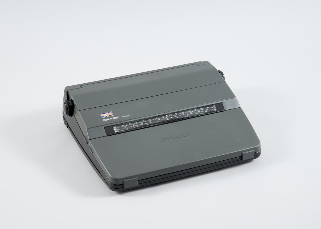 Sharp electronic typewriter