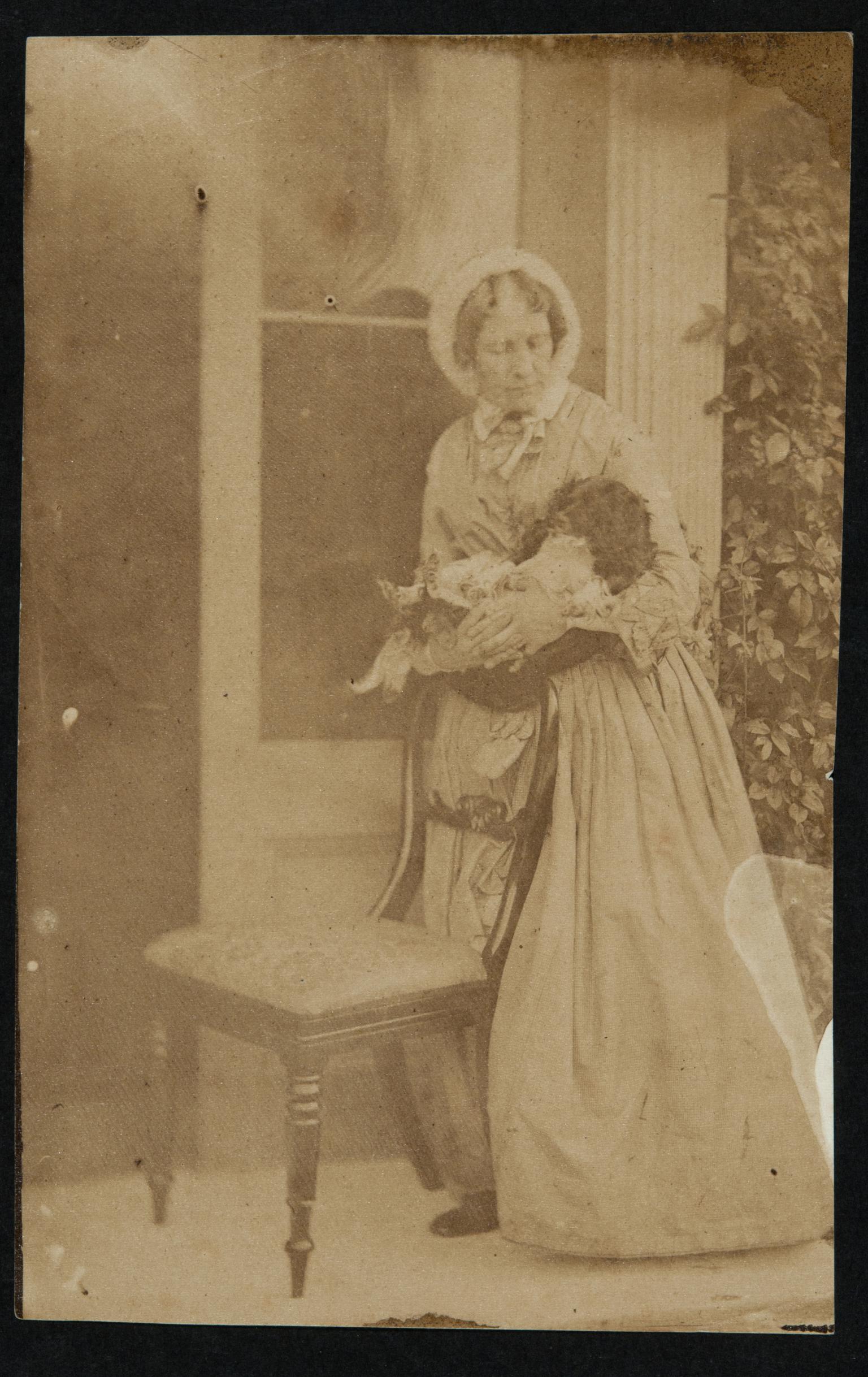 Lady with a dog, photograph