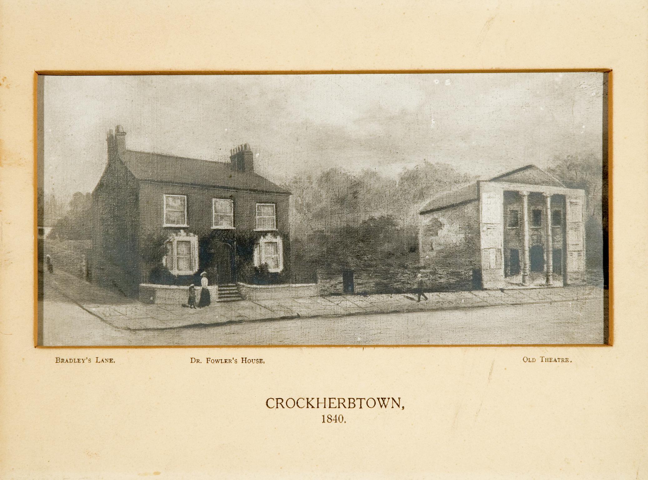Crockherbtown, 1840 (print)