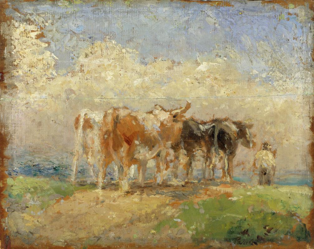 Landscape with cattle