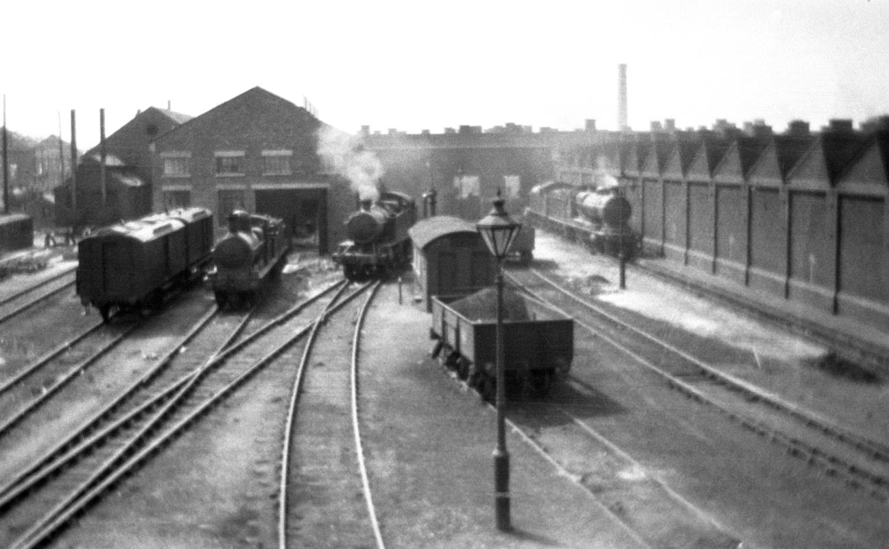 Canton locomotive yard, negative