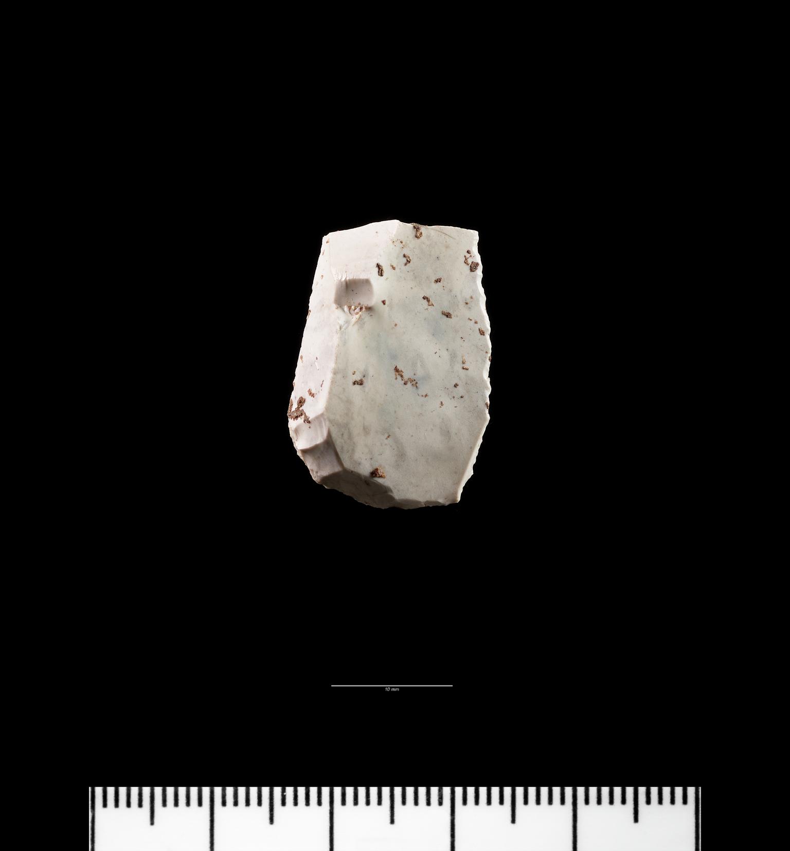 Upper Palaeolithic flint scraper