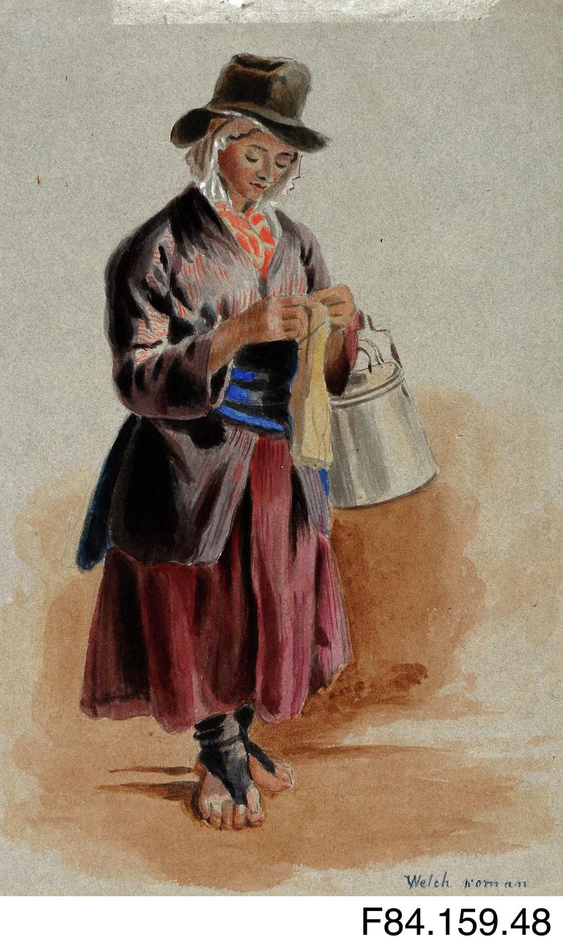 Welsh costume illustration