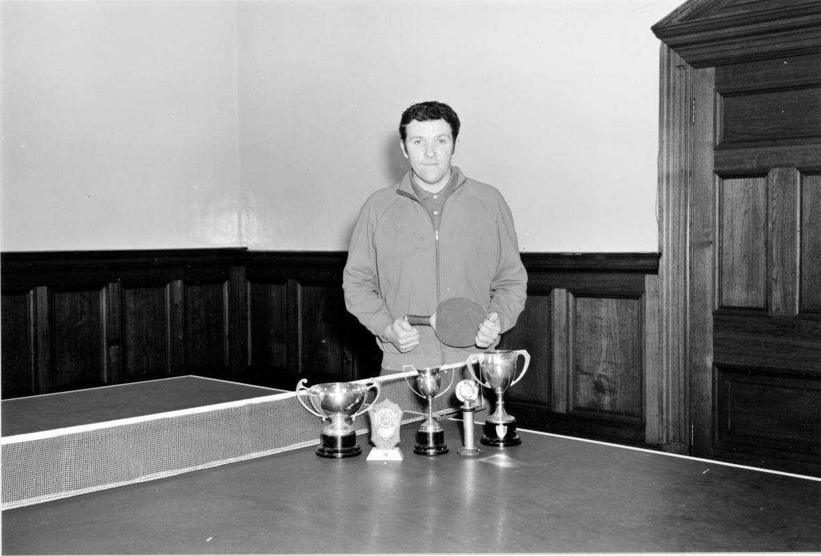 George Evans, Welsh table-tennis champion