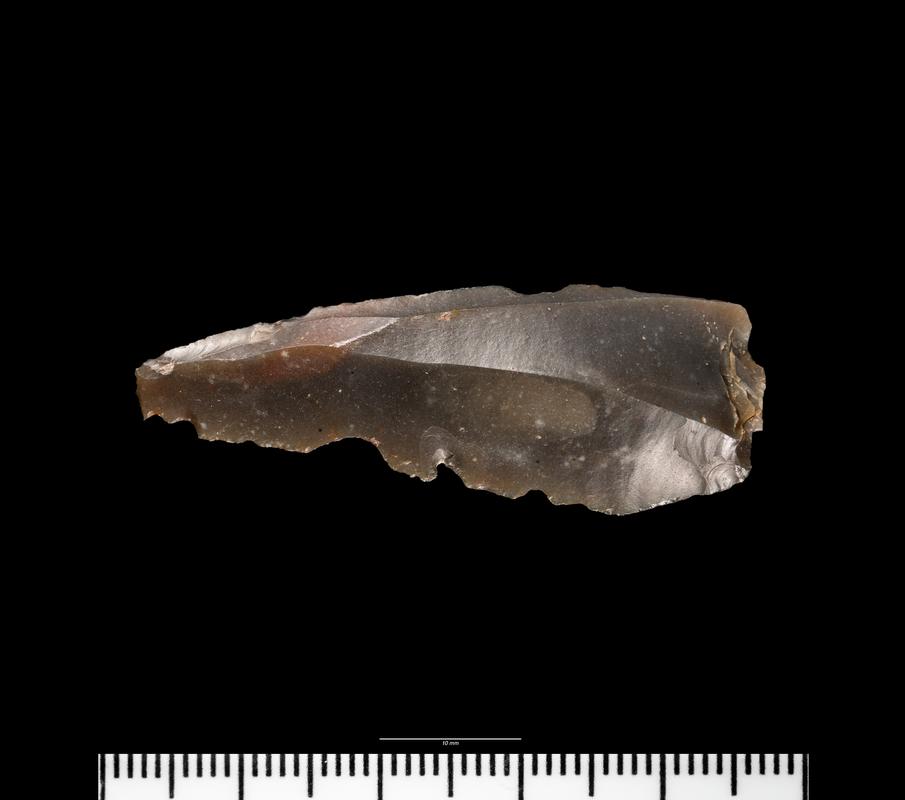 Mesolithic flint notched blade