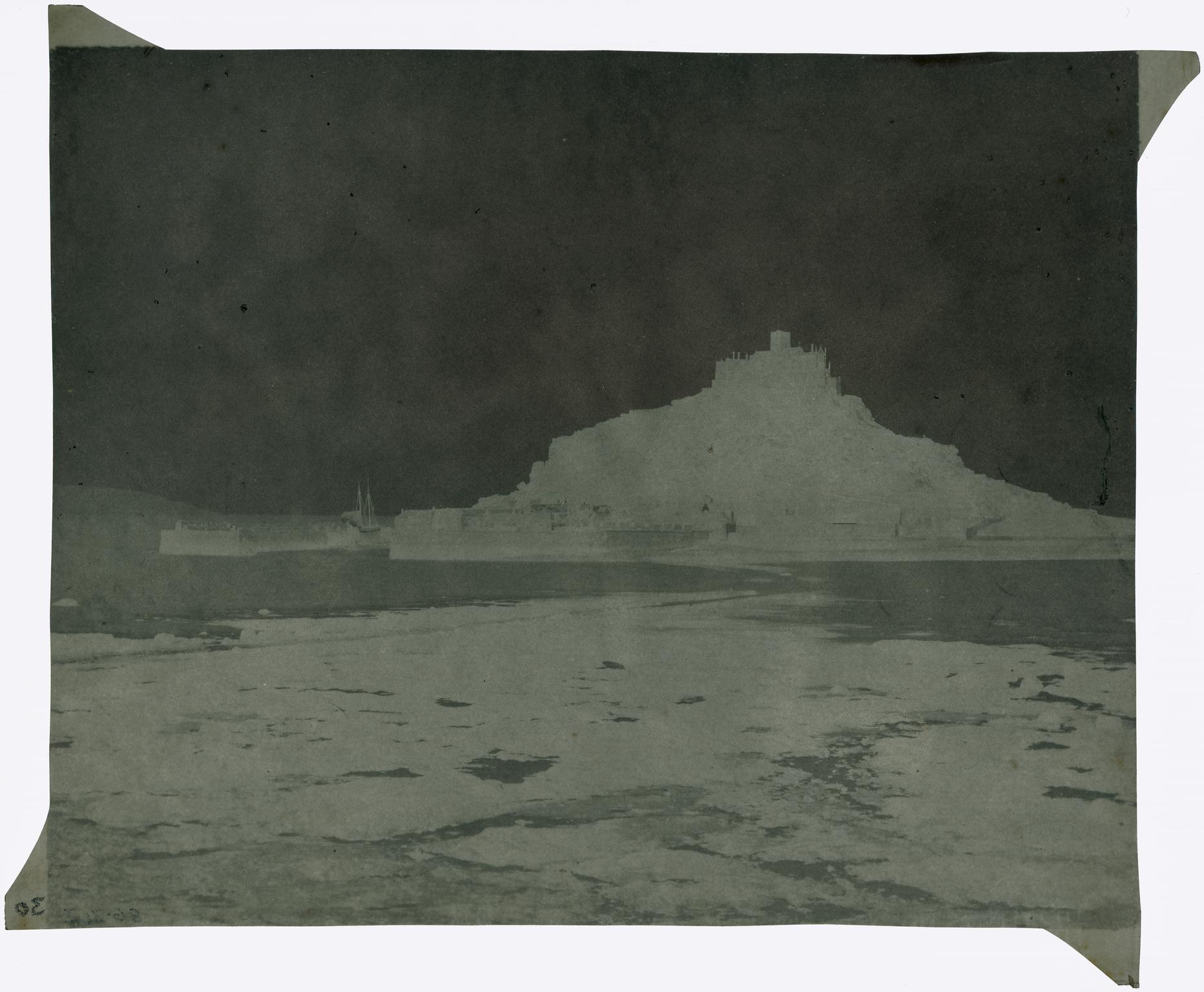 St. Michaels Mount, paper negative