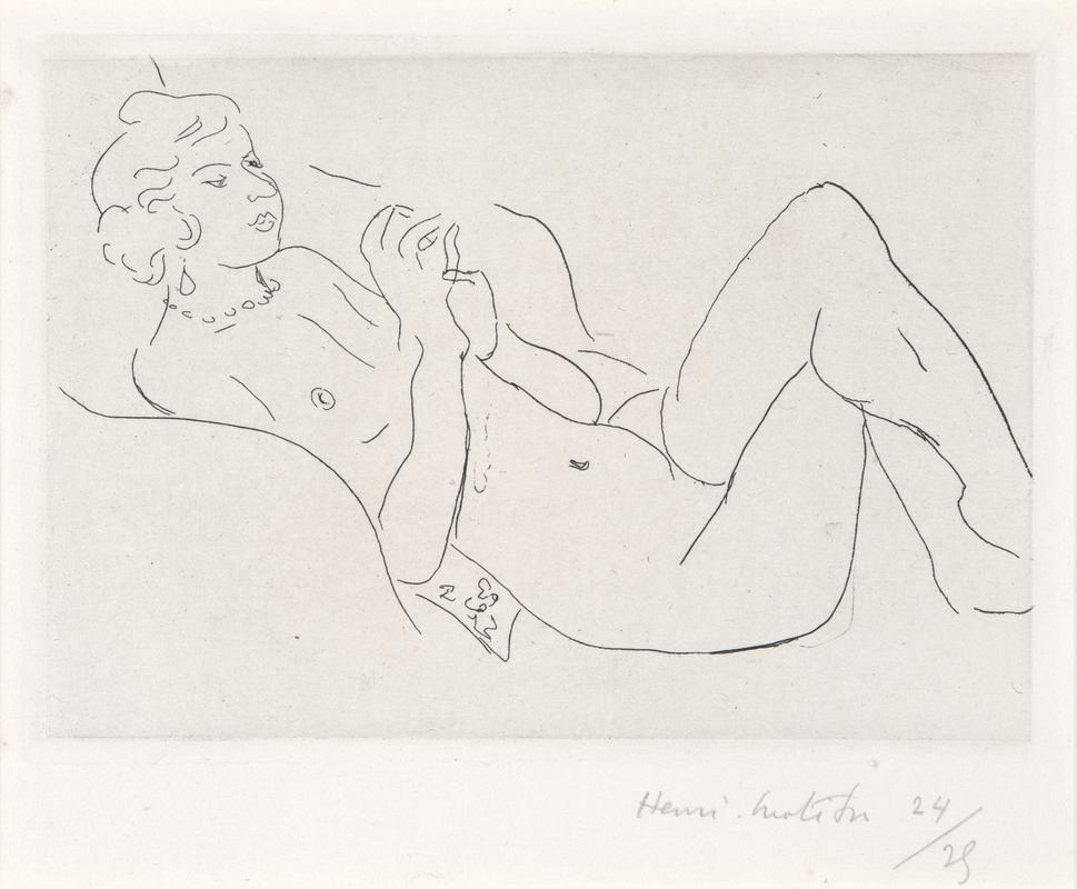 Nude Model, Resting