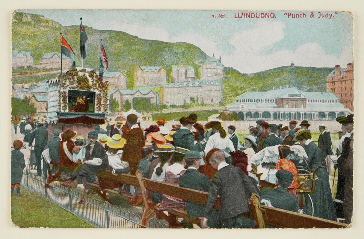 Postcard - Llandudno. &quot;Punch and Judy&quot; (A.329)