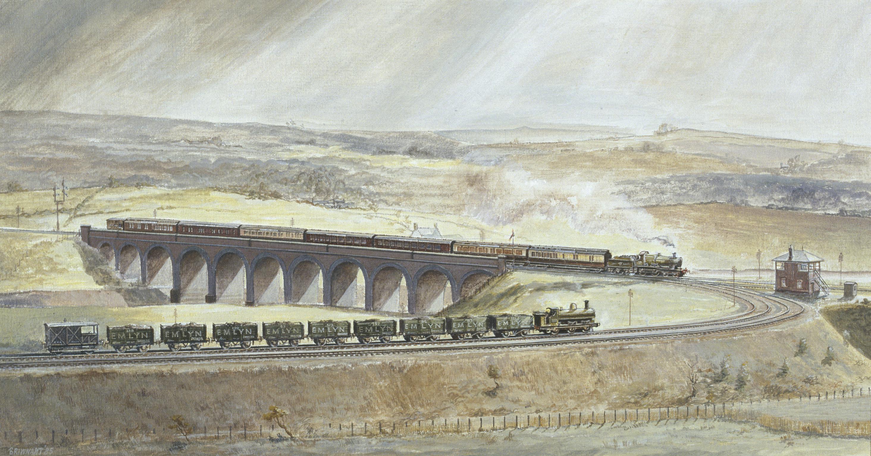 Loughor Viaduct, Morlais Junction (painting)