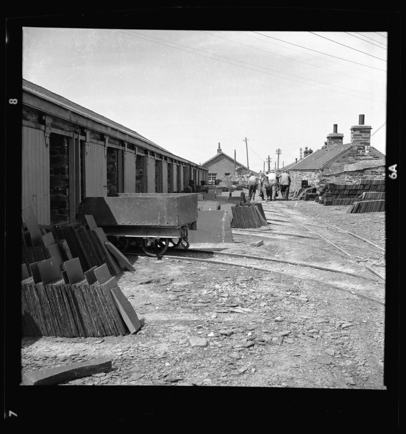 Sheds at Penrhyn Quarry, 1972.