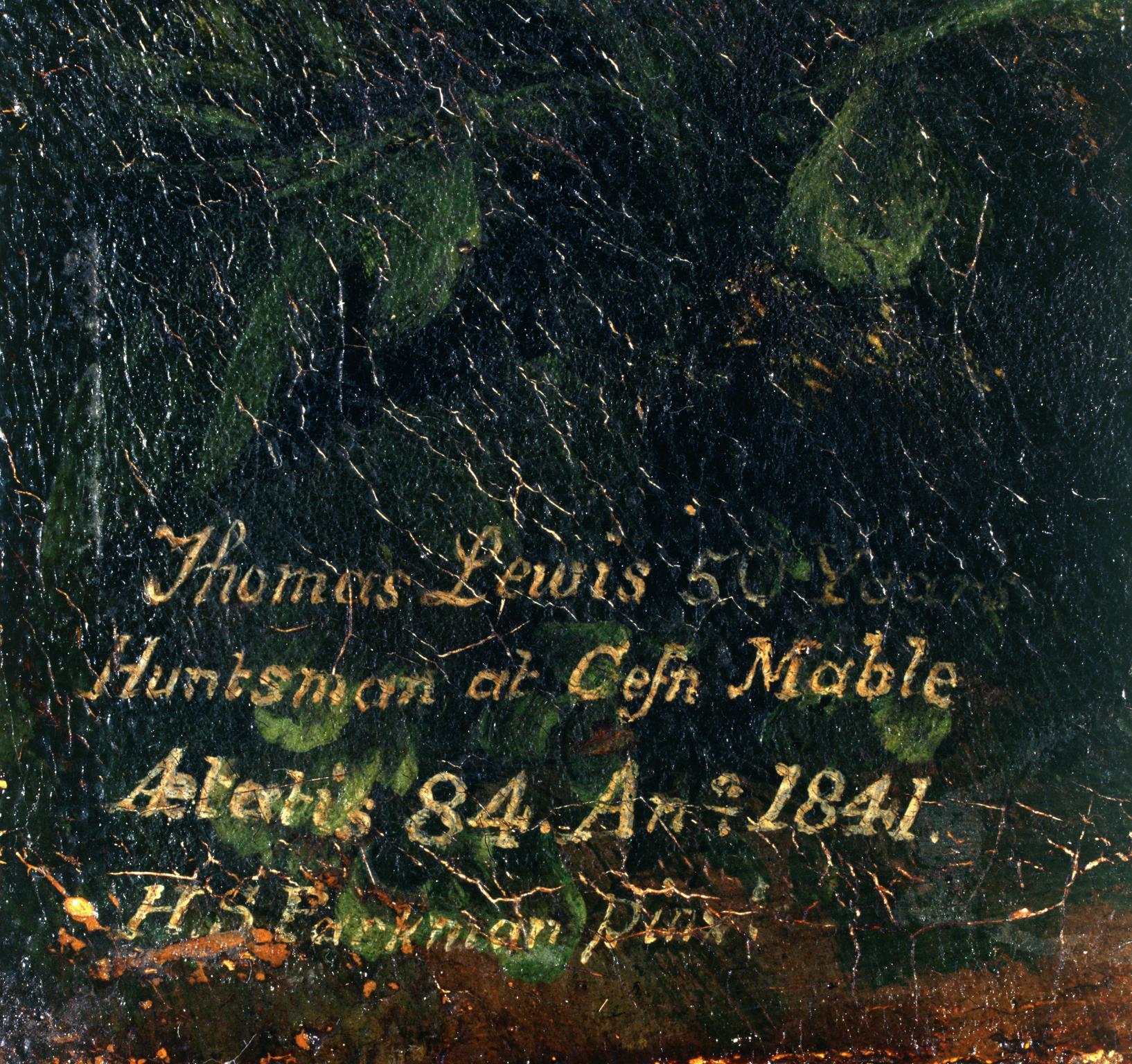 Thomas Lewis, Huntsman of Cefn Mably (b.1757)