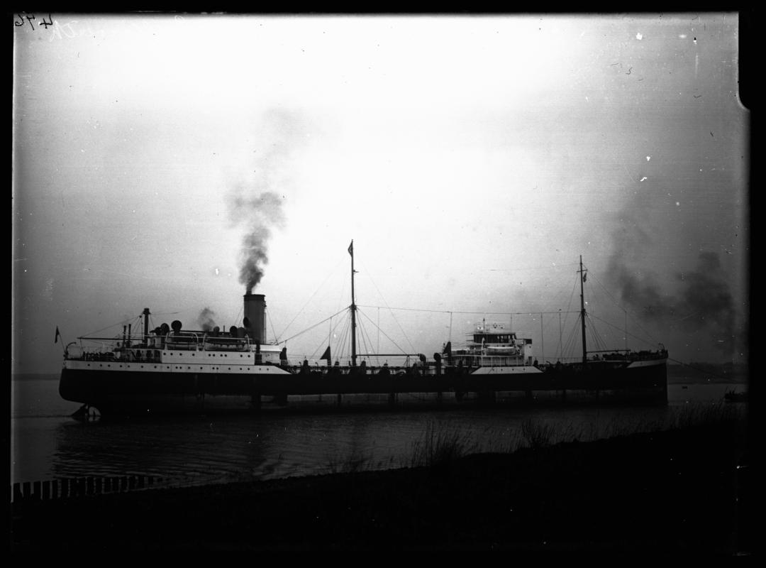 Port Broadside view of M.V. BULLMOUTH, c.1936