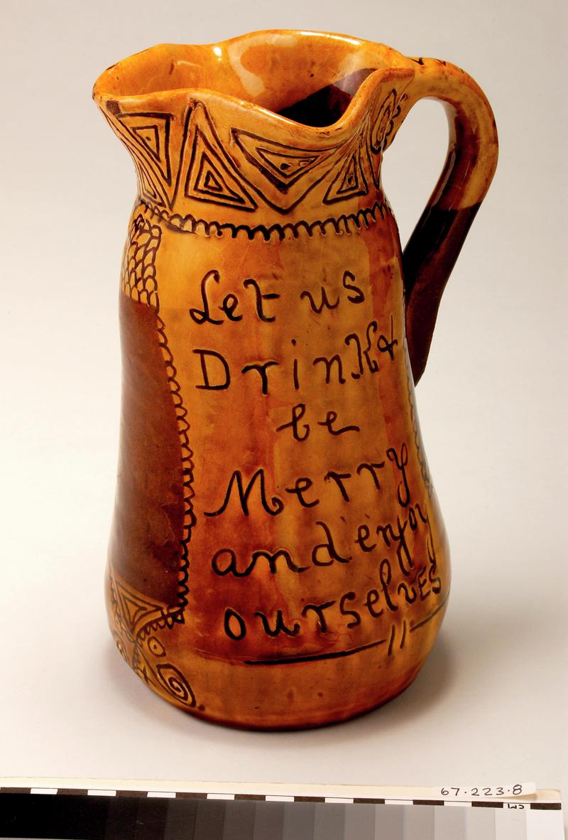 Decorated jug (front)