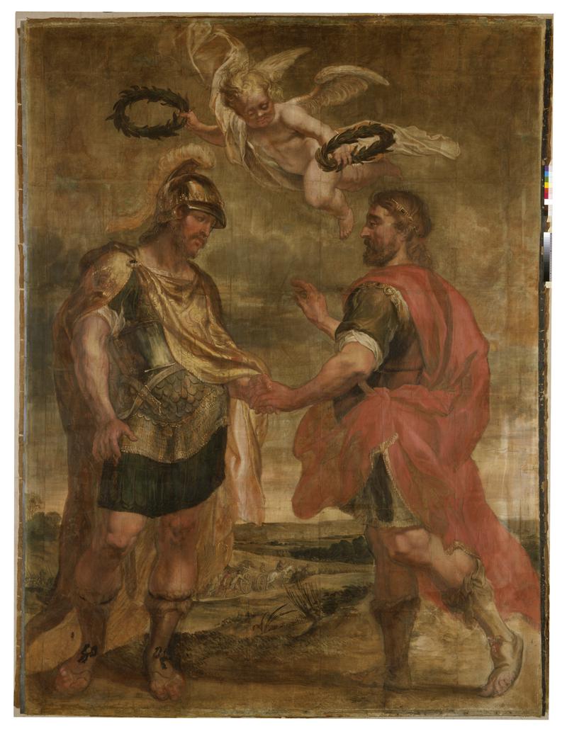 Romulus and Titus Tatius