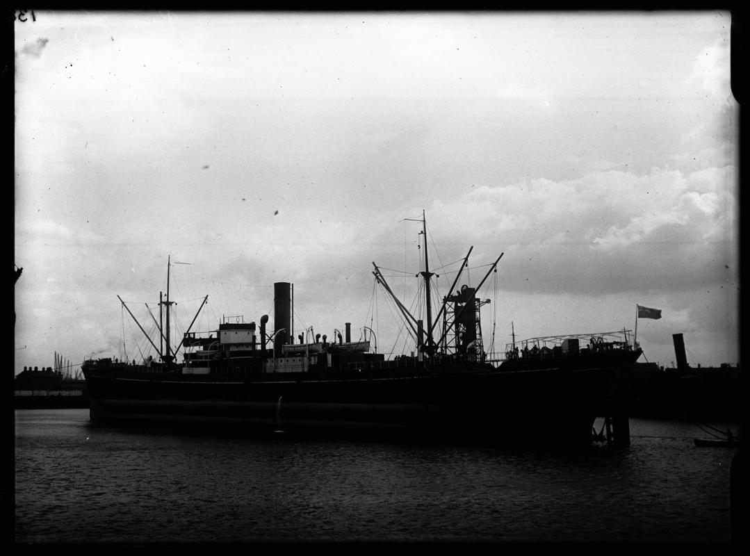 S.S. RIO AZUL, glass negative