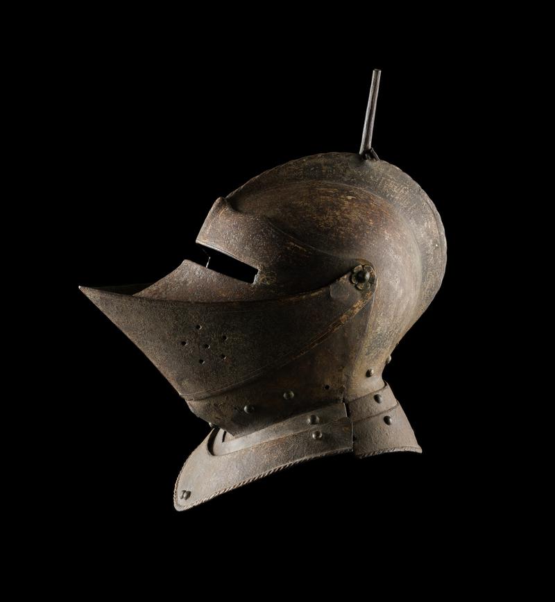 Post-Medieval iron close helmet