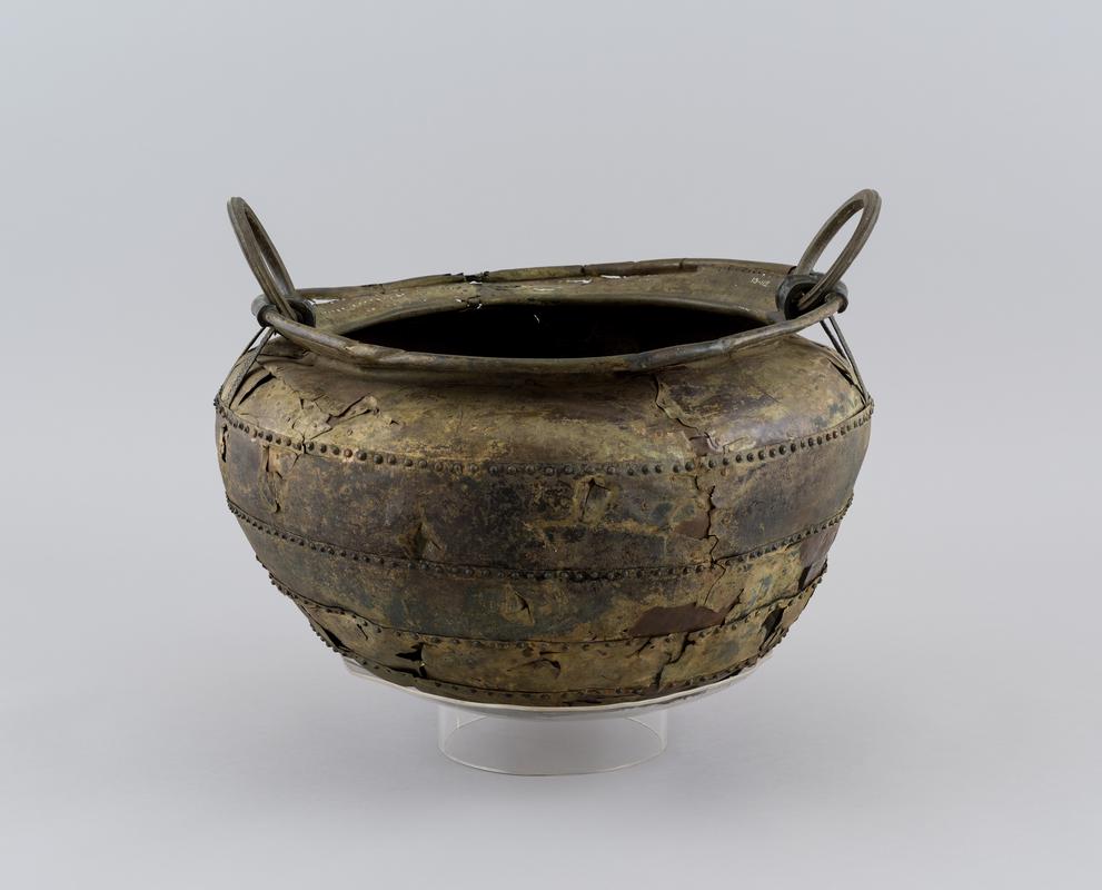 Early Iron Age bronze cauldron