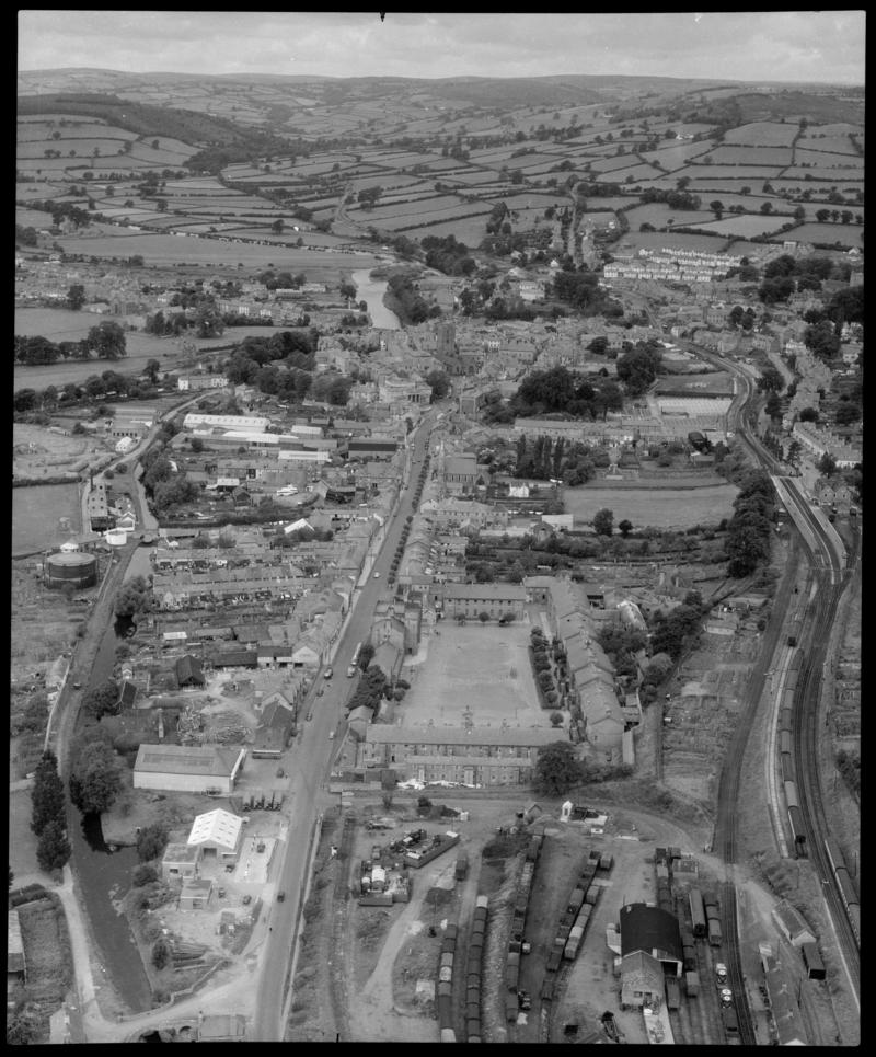 Aerial view of Brecon.